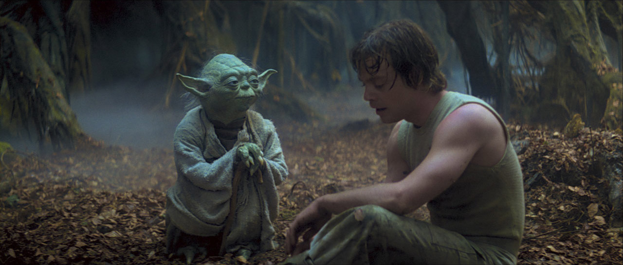 Yoda with Luke Skywalker